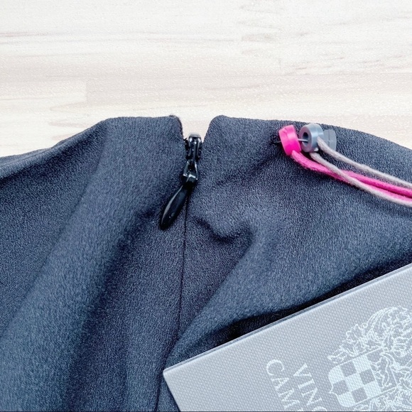 NWT Vince Camuto • Asymmetrical Hem Flowy Midi Skirt in Black, Size 0 - Picture 10 of 10